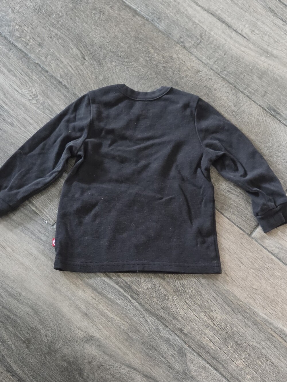 Zutano EUC 18 Months Black Long Sleeve Tee and Fall Leaf Booties - Picture 3 of 5